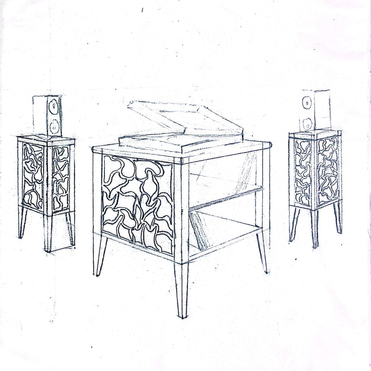 croquis porte disque geste vagabond