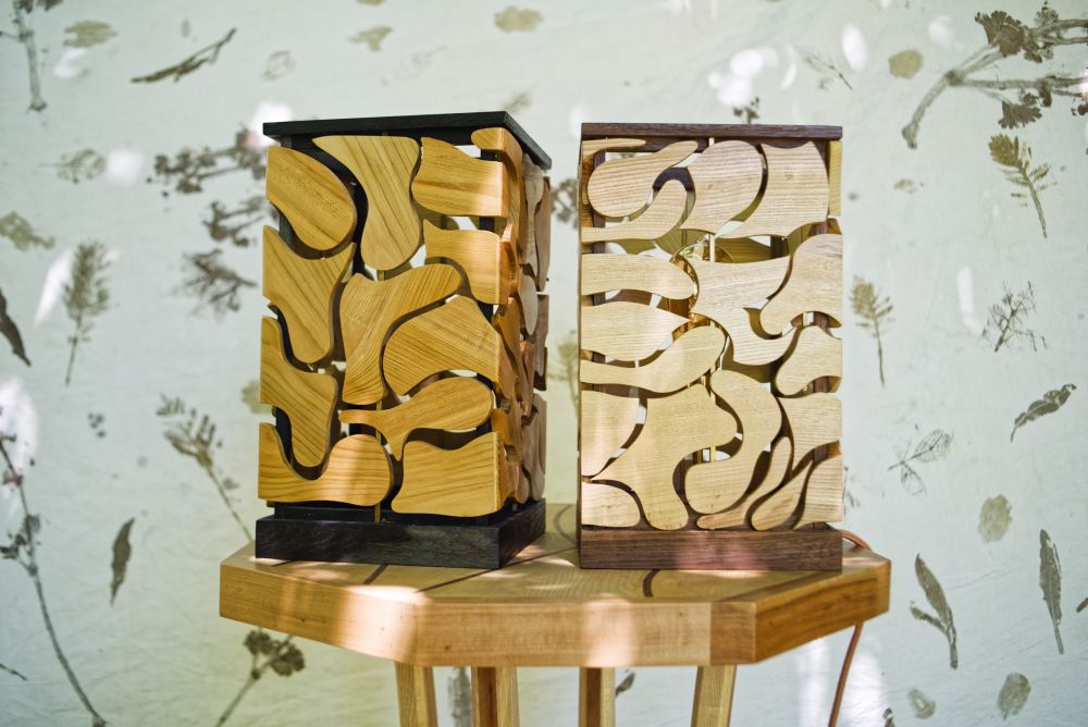 lampes de créateur ébéniste